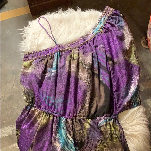 Angie One Shoulder Dress Size Small - Picture 6 of 6